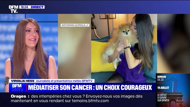 J'avais envie que ça serve à quelque chose : Virgilia Hess, présentatrice météo BFMTV, explique pourquoi elle a décidé de médiatiser son combat contre le cancer