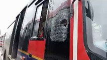 SURAT VIDEO/ बाइक चालक की दादागीरी, बीआरटीएस बस में की तोड़फोड़