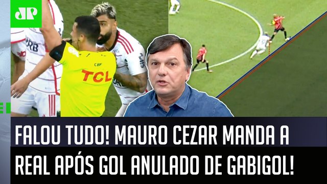 É BIZARRO! Gente, o VAR... Mauro Cezar FALA TUDO do GOL ANULADO de Gabigol em Athletico x Flamengo