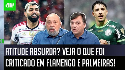 "ISSO É RIDÍCULO! É PENSAMENTO DE TIME PEQUENO!" VEJA o que FOI CRITICADO em Flamengo e Palmeiras!