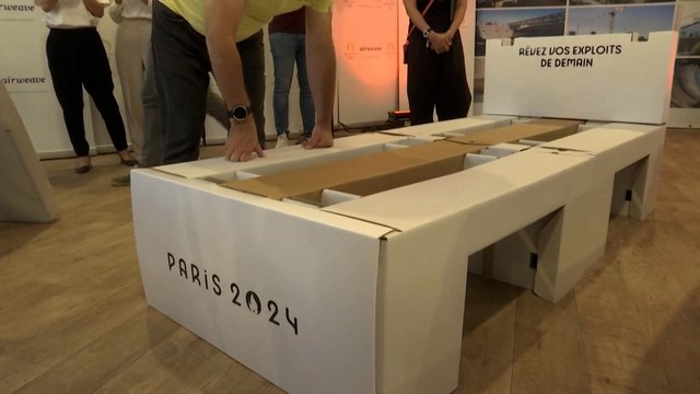 Aux JO 2024, les athlètes dormiront sur des lits en carton