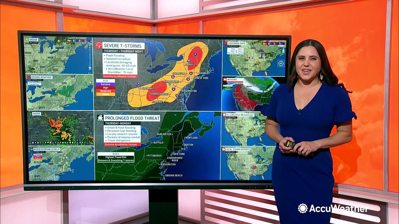 Flood threat to linger across Northeast through the weekend