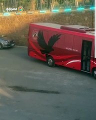 لحظات وصول فريق الزمالك لاستاد القاهرة قبل مباراة القمة