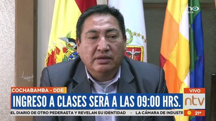 Retorno a clases será con horario de invierno