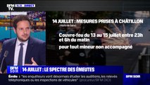 Châtillon/14-juillet: la circulation des mineurs non accompagnés interdite entre 23h et 6h de ce soir jusqu'à samedi