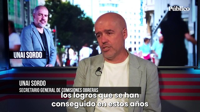 Unai Sordo: Hay una nueva derecha que no es solo Vox y que pone en cuestión los derechos básicos