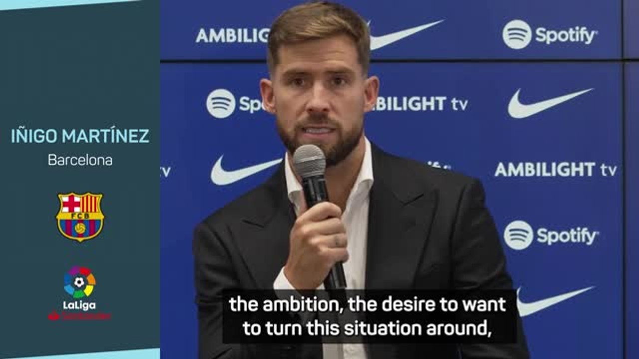 Inigo Martinez's 'eyes sparked' when Barcelona came calling