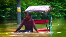Flood situation in Delhi after rise water of Yamuna River