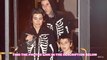 Reign Disick Twins With Mom Kourtney In Blonde Hair For Lunch With Travis Barker