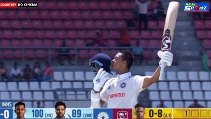 Yashasvi Jaiswal Century Today | Yashasvi Jaiswal Century in Test | Yashasvi Jaiswal Test 100 Video