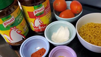 sopa de coditos facil y deliciosa