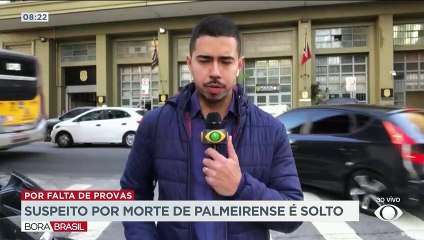 Suspeito por morte de torcedora do Palmeiras é solto em SP