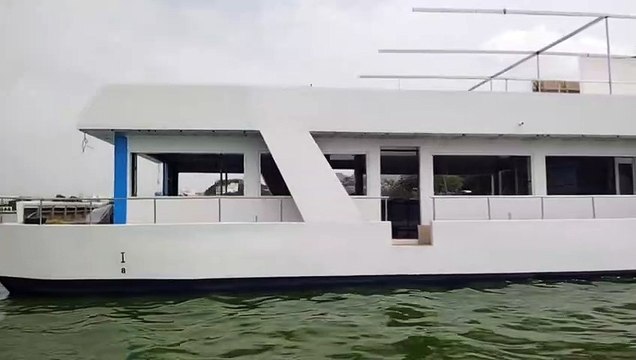 देखें वीडियो : आनासागर झील में उतरा डबल डेकर क्रूज रेस्टोरेंट