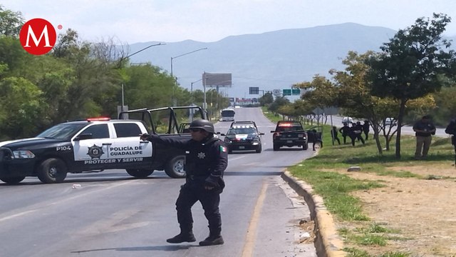 Tras persecución, detienen a cuatro con armas largas en Guadalupe, NL