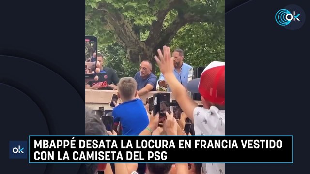 Mbappé desata la locura en Francia vestido con la camiseta del Psg