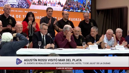 AGUSTÍN ROSSI VISITÓ MAR DEL PLATA