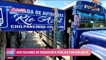 Asesinan a conductor en Tixtla y transporte se paraliza en Chilpancingo como protesta
