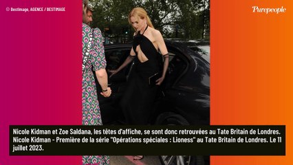PHOTOS Nicole Kidman sculpturale dans une robe très légère, elle fait sensation face à la nièce de Lady Di