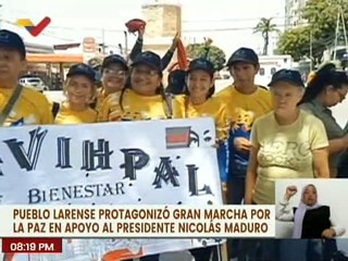 Lara | Gran marcha en apoyo al Jefe de Estado y en rechazo a las medidas coercitivas de EE.UU.