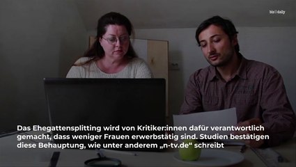 Hält Ehegattensplitting Frauen vom Geld verdienen ab?