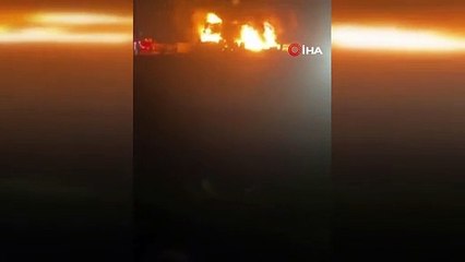 Kocaeli'de geri dönüşüm fabrikasında yangın