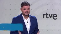 Rufián insiste a Patxi López sobre la propuesta PSOE acerca de la situación en Cataluña