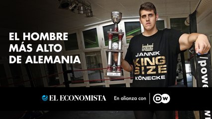 Cómo es la vida del hombre más alto de Alemania