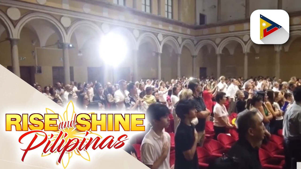 Classical concert, isinagawa sa Milan sa paggunita ng 75th anniversary ng diplomatic relations ng Pilipinas at Italy