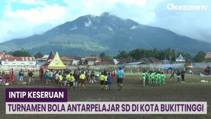 Intip Keseruan Turnamen Bola Antarpelajar SD di Kota Bukittinggi