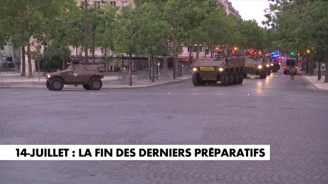 14-Juillet : les derniers préparatifs avant le défilé