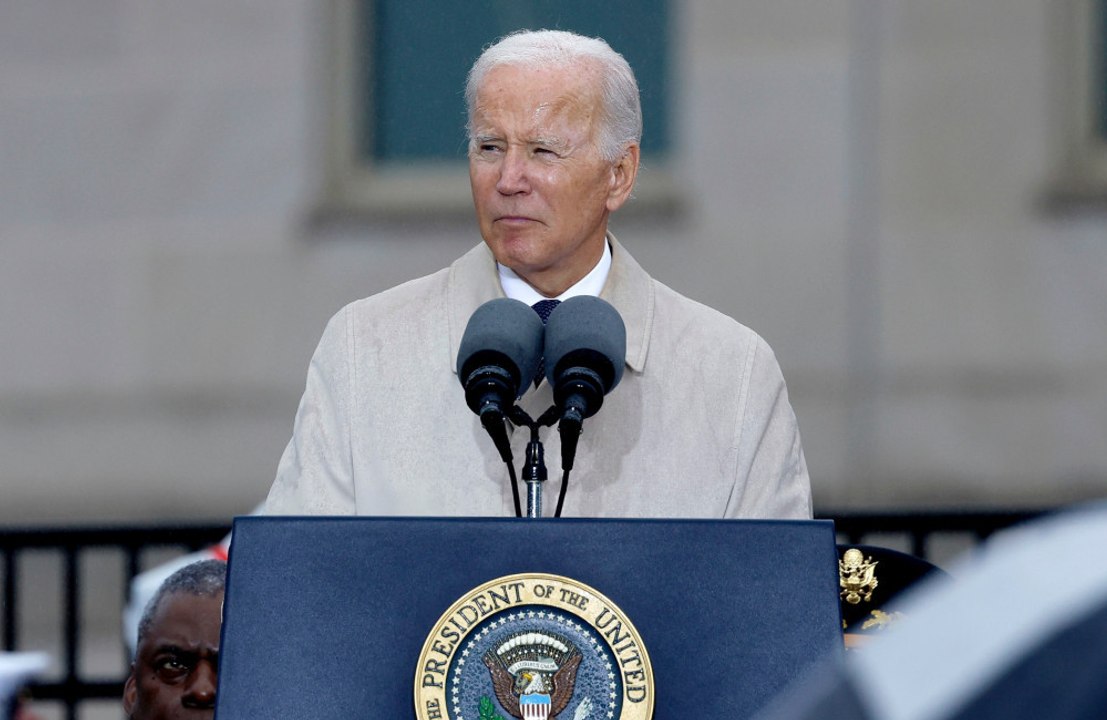 Joe Biden warnt Putin, er sei eine „schlechte Wette“ eingegangen, indem er am Durchhaltevermögen des Westens zweifelt