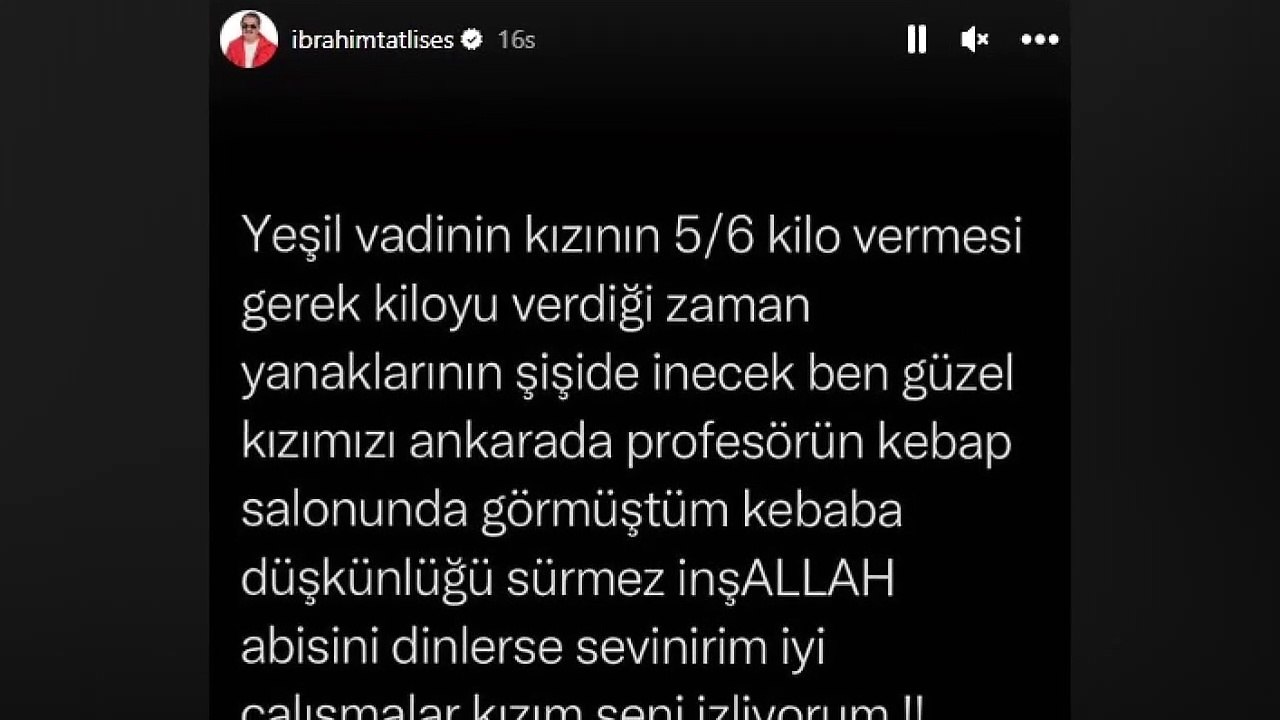 Beren Gökyıldız'a "Kilo ver" dediği için tepki çeken İbrahim Tatlıses isyan etti: Bu kadar basitsiniz