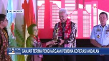 Ganjar Pranowo Terima Penghargaan Pembina Koperasi Andalan!