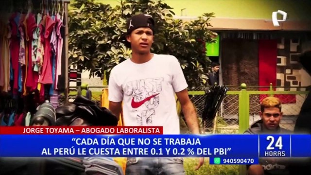 Jorge Toyama sobre feriados: puede perjudicar a la economía peruana en largo plazo.