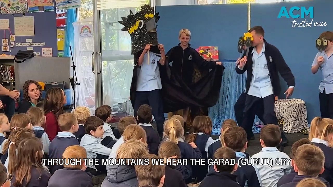Performance of OLN's new school song