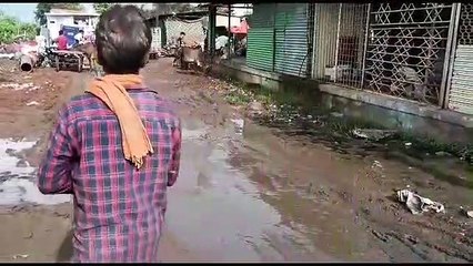 vegetables sold in the mud, nagr palika bina