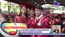 37-anyos na nanay, kasabay na naka-graduate ang mga anak sa Senior High School | BT