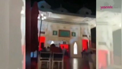 Rus turistten Antalya'daki İslami mimari ile inşa edilen bara tepki!