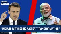 ‘’India is witnessing a great transformation”: PM Modi in France | Emmanuel Macron | Indian Diaspora