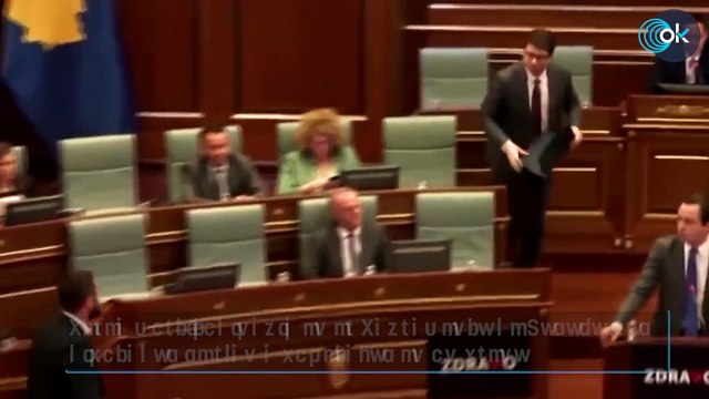 Pelea multitudinaria en el Parlamento de Kosovo los diputados se lían a puñetazos en un pleno