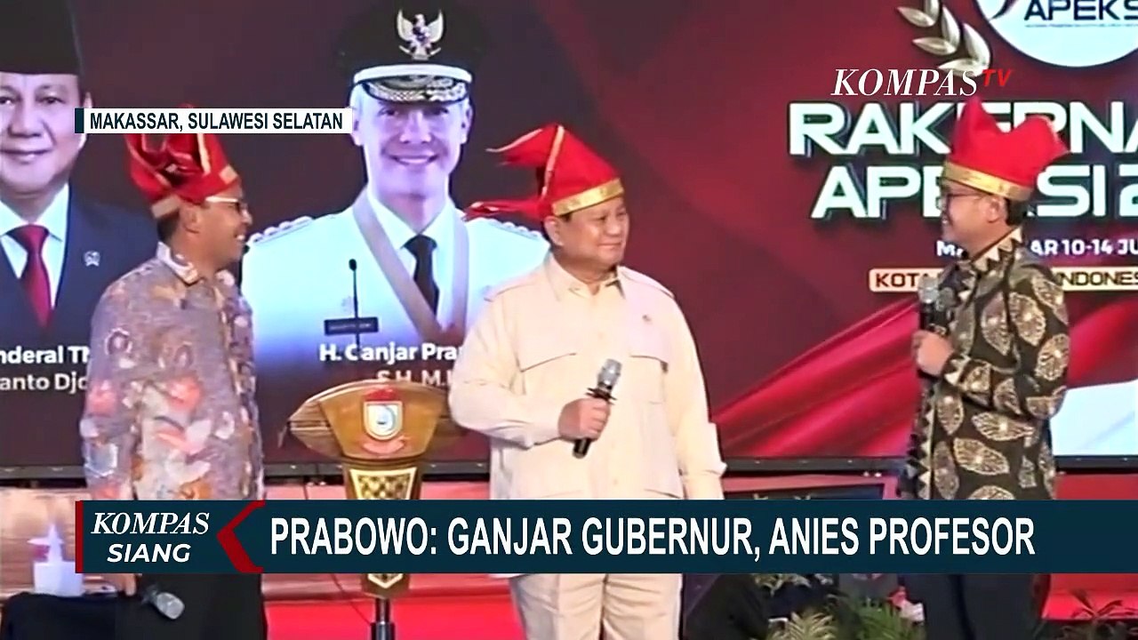 Momen Ganjar, Anies dan Prabowo Adu Gagasan hingga Utarakan Pendapat Satu Sama Lain di APEKSI!