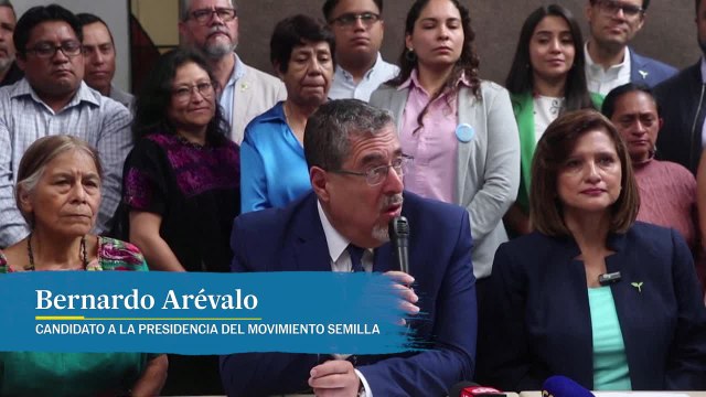 Bernardo Arévalo: Nosotros seguimos adelante y no nos vamos a dejar distraer por estos actos ilegales