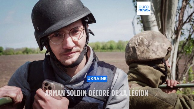 La légion d'honneur pour Arman Soldin, journaliste de l'Agence France-Presse tué en Ukraine