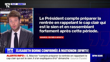 Élisabeth Borne confirmée à Matignon par Emmanuel Macron (information BFMTV)