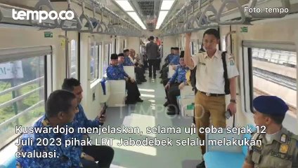 Ini Penyebab Uji Coba LRT Jabodebek Dihentikan Sementara Selama Sepekan