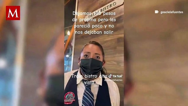 Una mesera de Train Bistro Altavista retuvo a comensales por no dejar propina