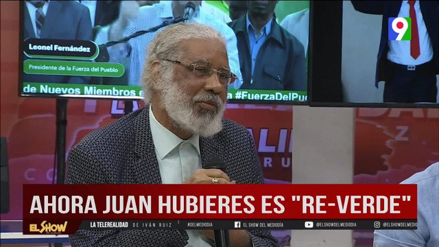 ¡Exclusiva! Juan Hubieres, No tengo problemas personales con Leonel Fernández | El Show del Mediodía