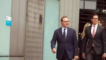 Kevin Spacey arrives at court as trial continues