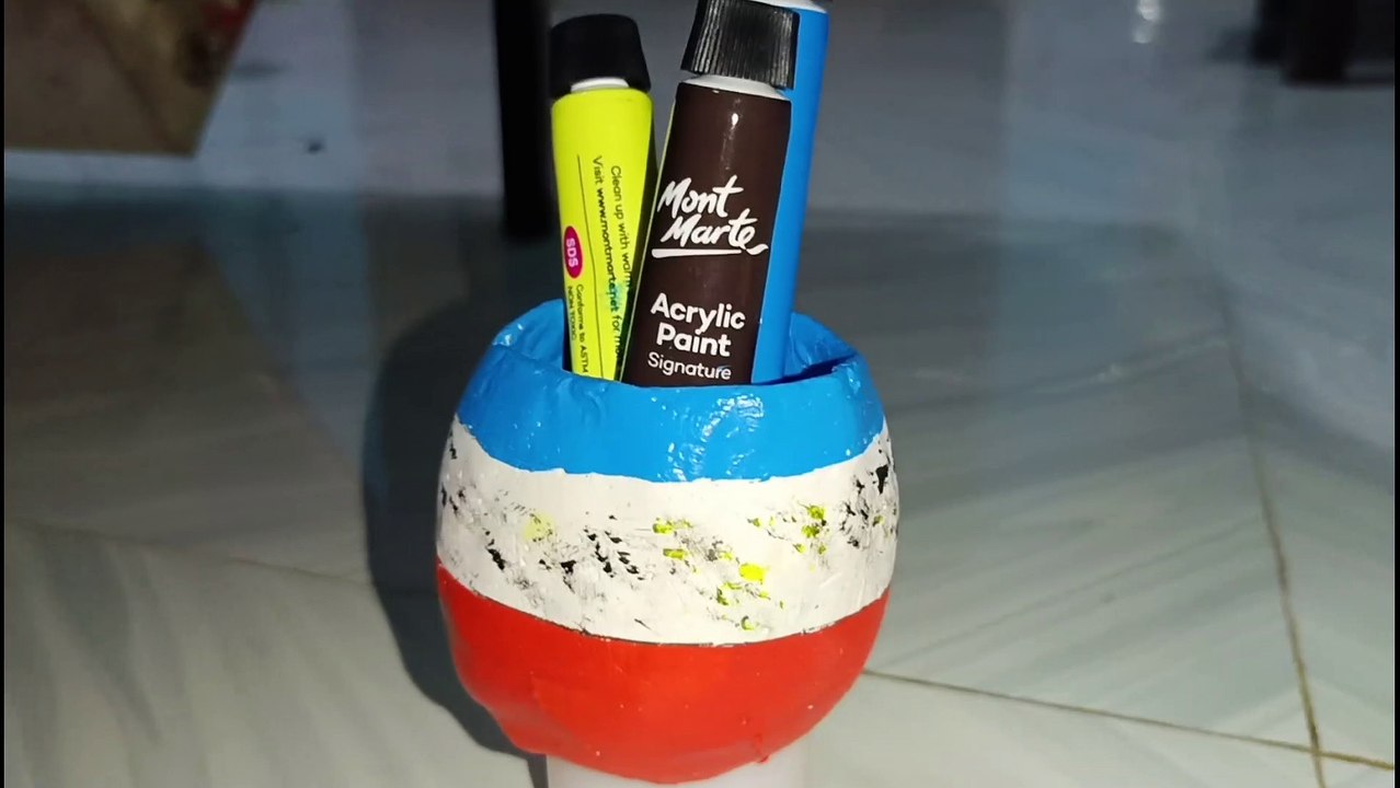 flower_vase Home decor easy cement pottery making