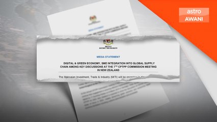 MITI fokus integrasi PKS, ekonomi digital ke dalam rantaian bekalan global